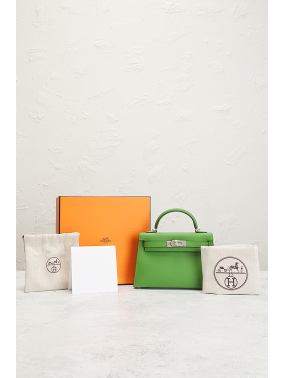 FWRD Renew Hermes Epsom Kelly 20 Handbag in Vert Yucca | FWRD