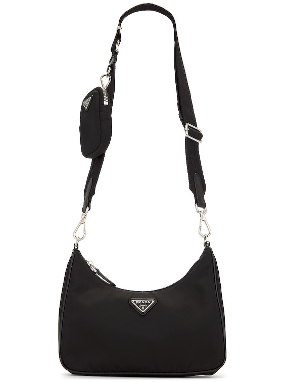Prada Re-nylon Re-edition 2005 Shoulder Bag in Black