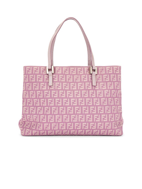 FWRD Renew Fendi Zucchino Tote Bag in Pink | FWRD FWRD Renew Fendi Zucchino Tote Bag in Pink | FWRD