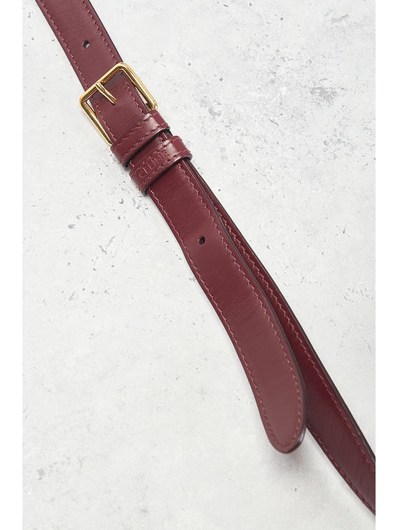 FWRD Renew Celine Triomphe Shoulder Bag in Bordeaux | FWRD