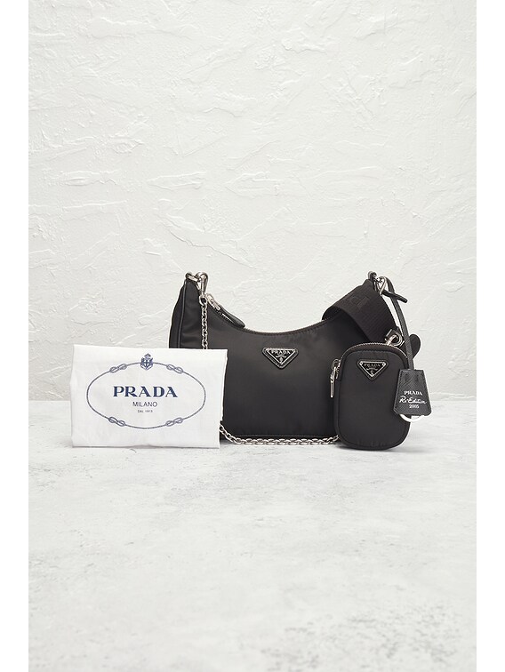 FWRD Renew PRADA ショルダーバッグ - Black | FWRD