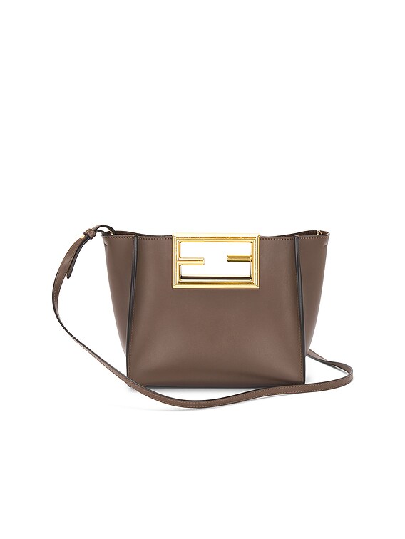 FWRD Renew Fendi Way Shoulder Bag in Brown | FWRD