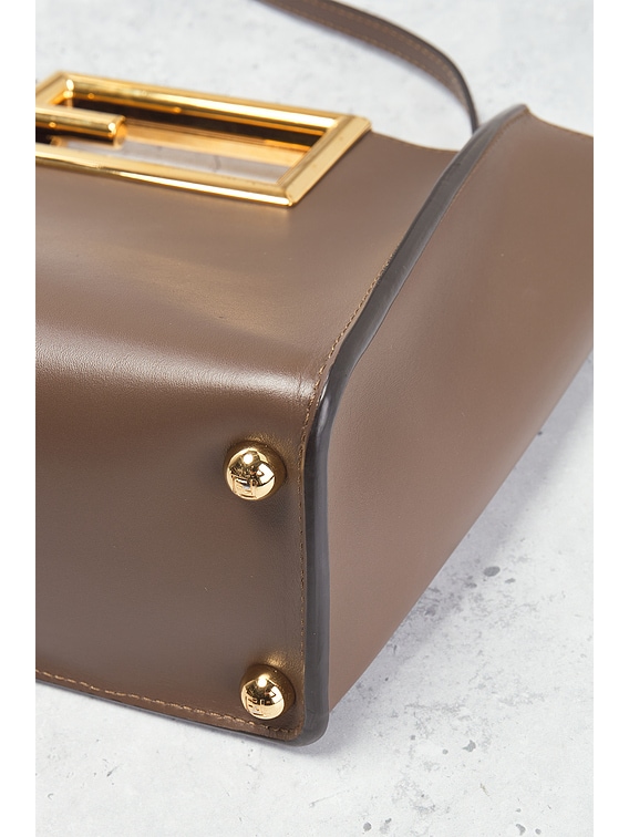 FWRD Renew Fendi Way Shoulder Bag in Brown | FWRD