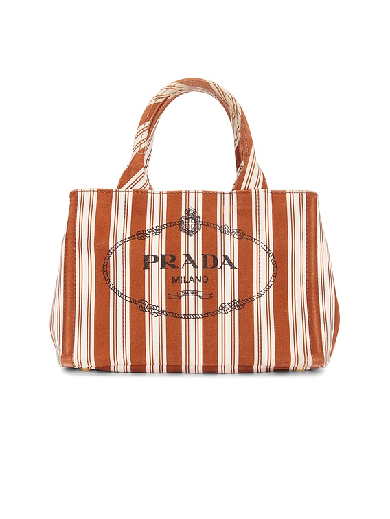 FWRD Renew Prada Canapa Tote Bag in Multi | FWRD