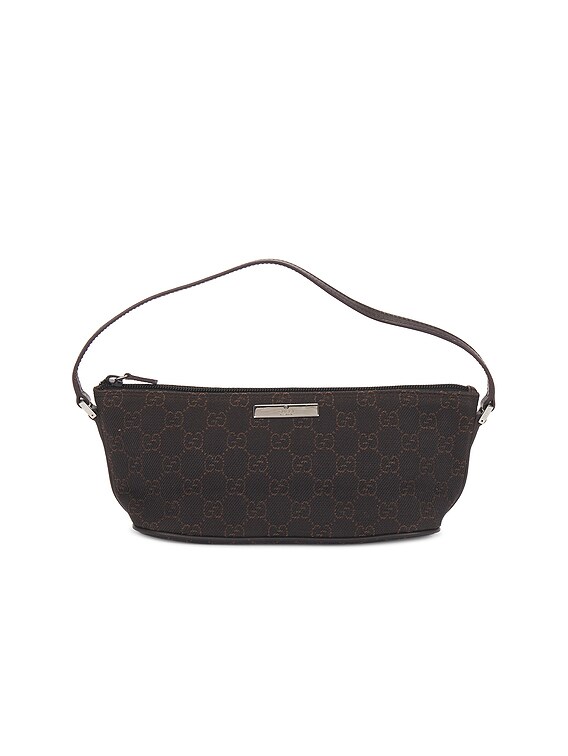 Gucci canvas pouch deals