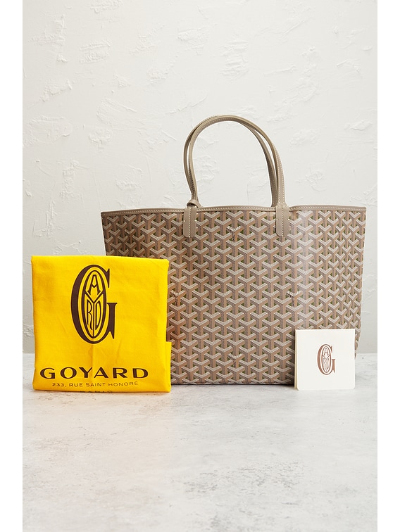 FWRD Renew Goyard Saint Louis PM Tote Bag in Beige | FWRD