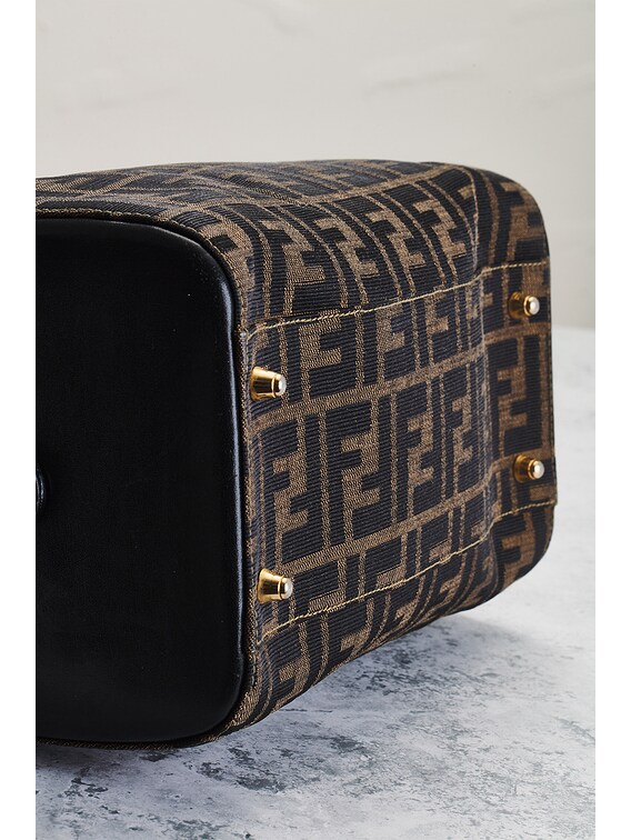 FWRD Renew Fendi Zucca Handbag in Brown | FWRD