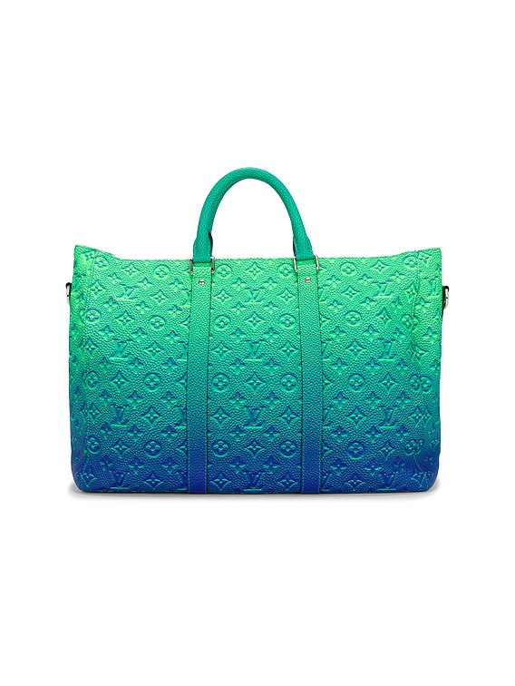 FWRD Renew Louis Vuitton Taurillon Illusion Keepall Tote Bag in