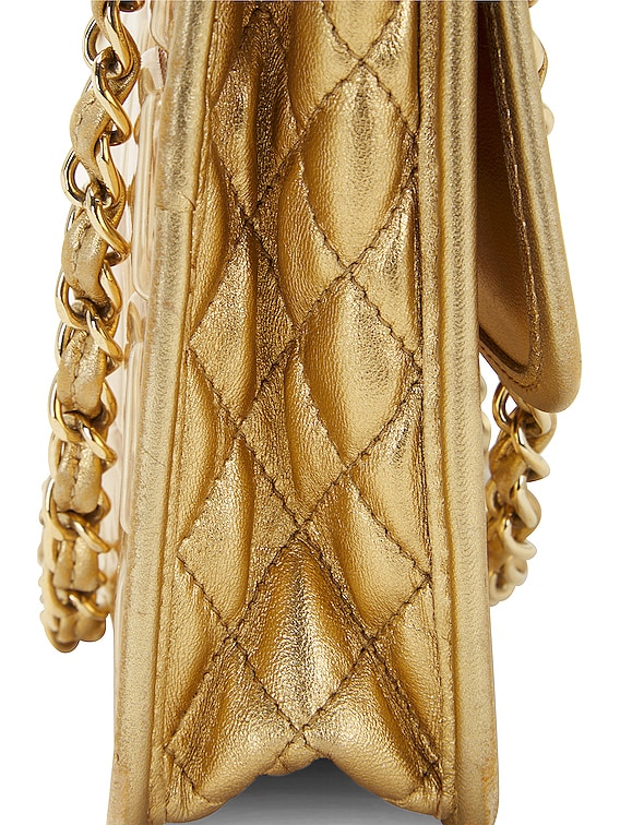 chanel gold chain purse