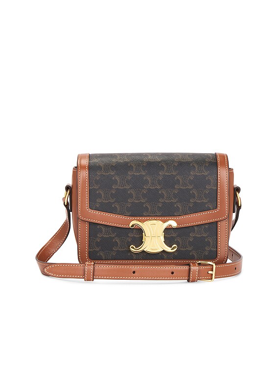 セリーヌ Celine Teen Triomphe Shoulder Bag CELINE Coated Canvas Teen Triomphe Shoulder Bag | Tuckernuck