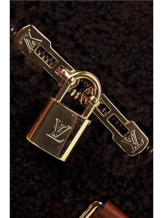 Louis Vuitton Teddy Monogram Shearling Speedy 25 Bandouliere Bag