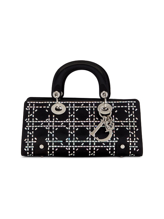 FWRD Renew Dior Lady Dior Handbag in Black | FWRD