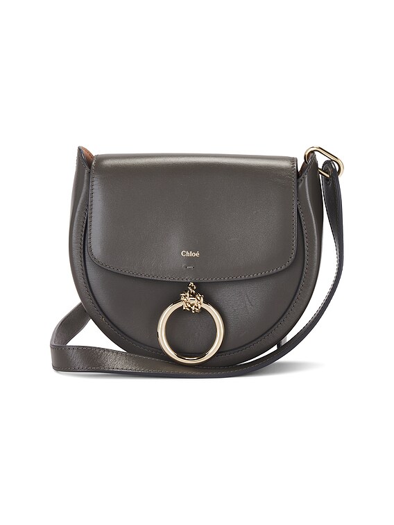 FWRD Renew Chloe Arlene Small Crossbody Bag in Elephant Grey | FWRD