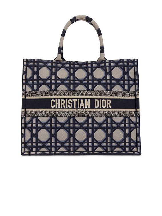 FWRD Renew Dior Book Tote Bag in Black | FWRD