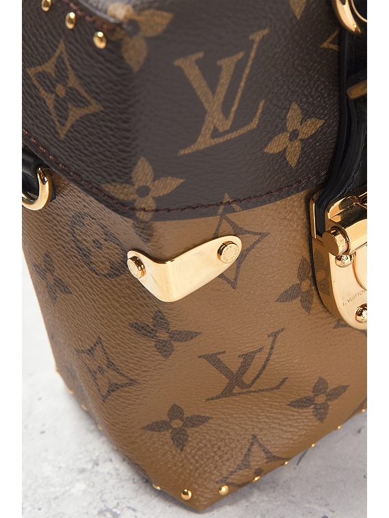 FWRD Renew Louis Vuitton Reverse Monogram Camera Box Handbag in