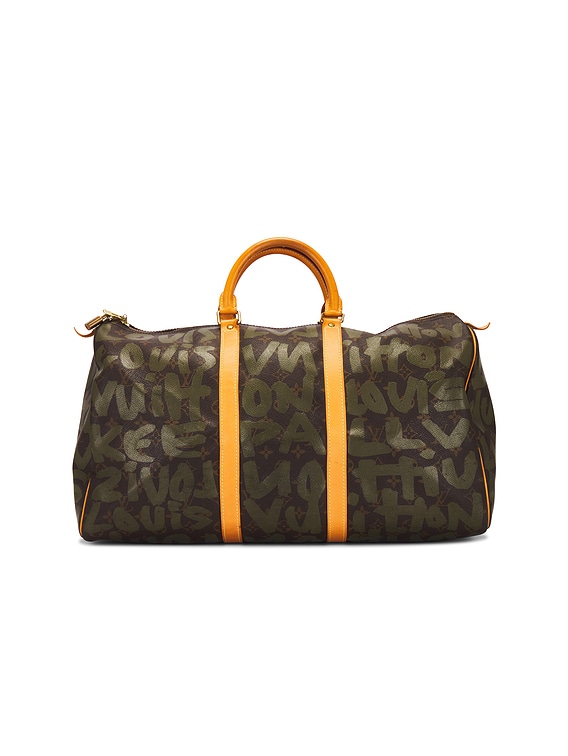 FWRD Renew Louis Vuitton X Stephen Sprouse Graffiti Keepall 50
