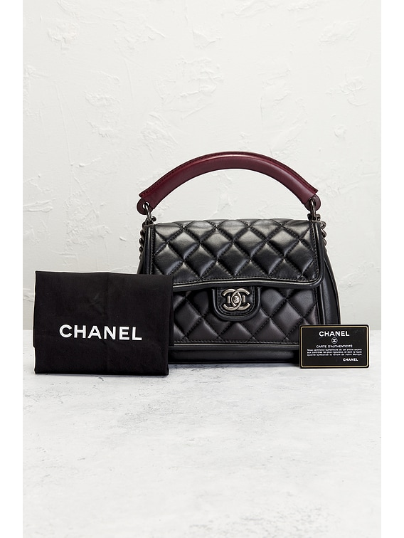 CHANEL テリークロス×パーフォレーテッドレザー（パンチングレザー）ライン CHANEL 1992A MUSEUM NEW BLACK CC LOGO LEATHER PANTS CC LINING GOLD