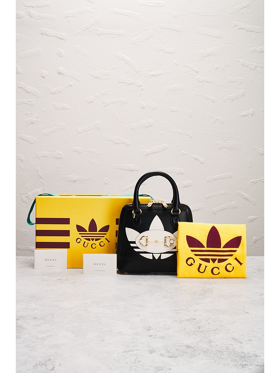 GUCCI x Adidas★Leather HORSEBIT 1955 MINI BAG w/ 2 STRAPS Adidas x Gucci Horsebit 1955 mini bag | eBay