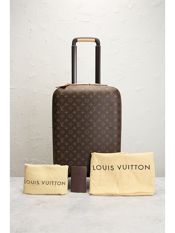 Louis Vuitton ブラウンキャリーケース FWRD Renew LOUIS VUITTON スーツケース - Brown | FWRD