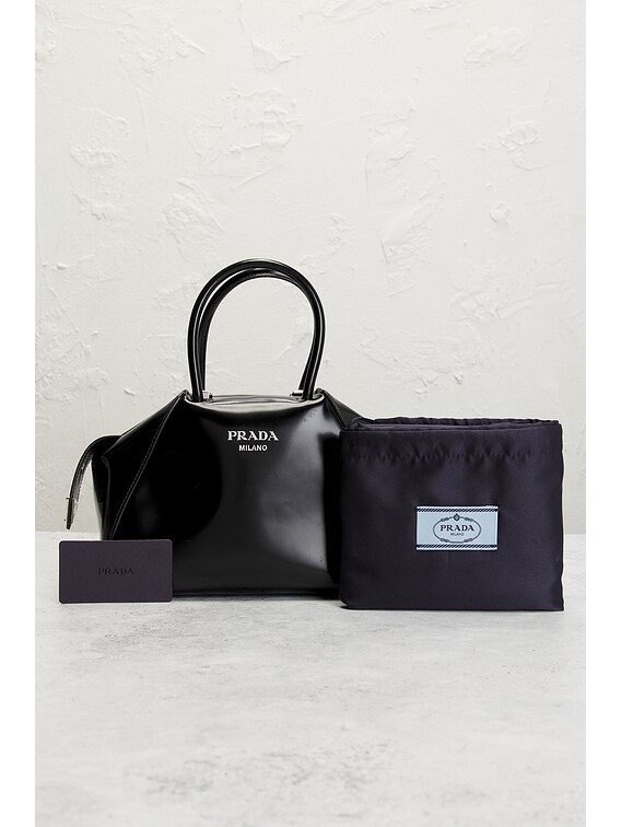 FWRD Renew Prada Mini Supernova Handbag in Black | FWRD