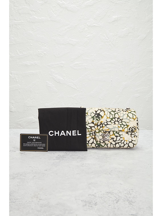FWRD Renew Chanel Floral Tweed Mini Flap Bag in Multi | FWRD