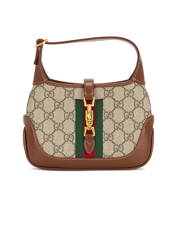 FWRD Renew Gucci Jackie 1965 Hobo Bag in Beige | FWRD