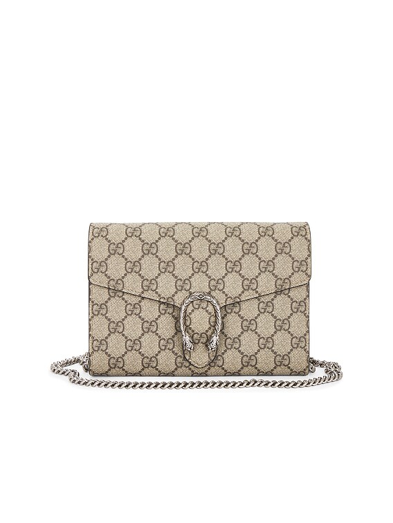 FWRD Renew GUCCI チェーンウォレット - Beige | FWRD
