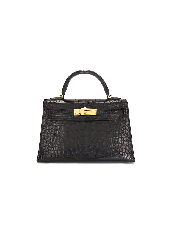 Hermes Alligator Kelly 20 Handbag