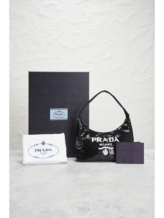 FWRD Renew Prada Re-Edition 2000 Sequined Re-Nylon Mini