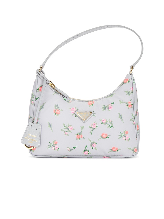FWRD Renew Prada Floral Printed Re-Edition 2005 Shoulder Bag