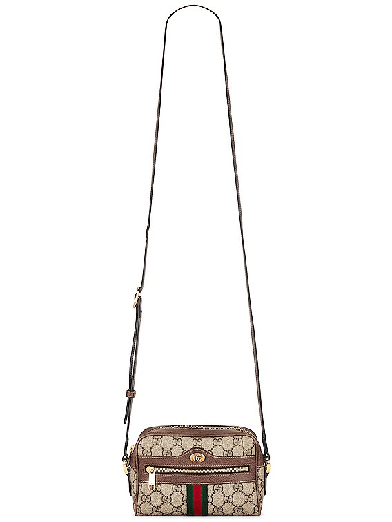 Gucci Beige/Brown GG Supreme Ophidia Crossbody Bag Gucci