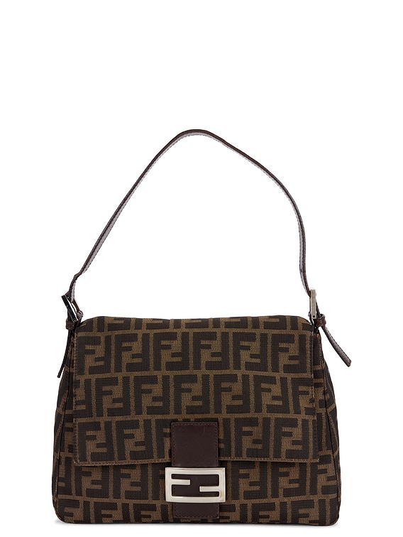 Fendi Zucca Canvas Mama Baguette