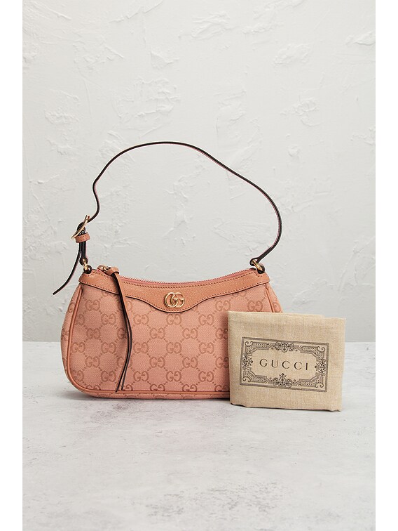 FWRD Renew Gucci Ophidia Shoulder Bag in Pink | FWRD