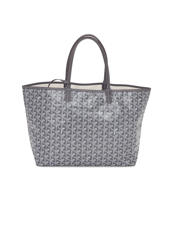 FWRD Renew Goyard Saint Louis PM Tote Bag in Grey | FWRD
