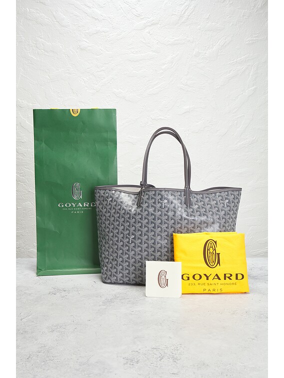 FWRD Renew Goyard Saint Louis PM Tote Bag in Grey | FWRD