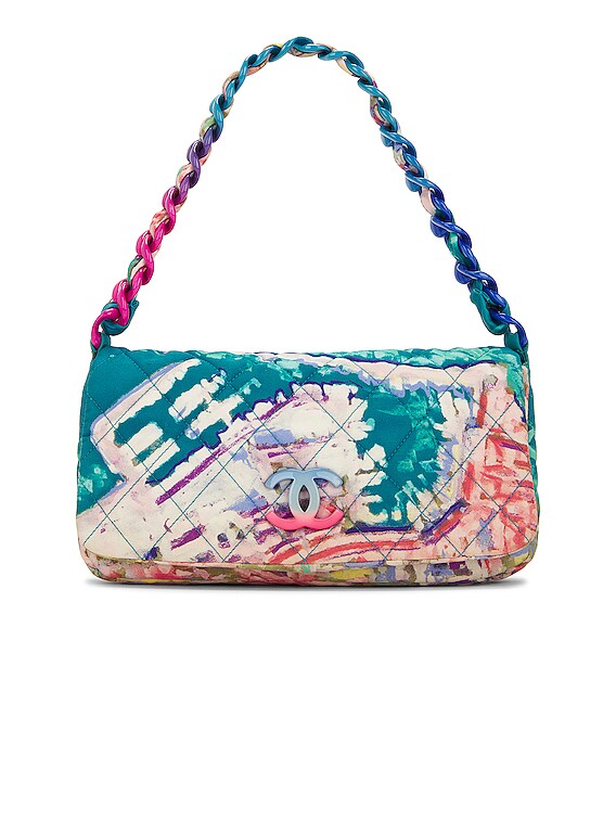 FWRD Renew Chanel Matelasse W26 Gradation Chain Paint Shoulder Bag