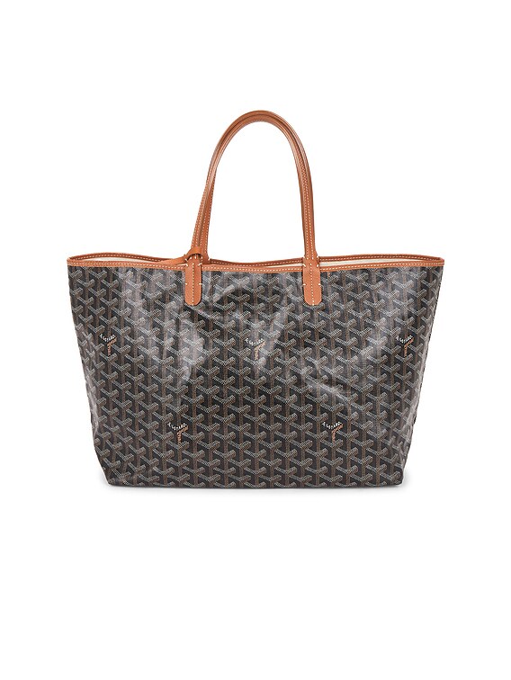 FWRD Renew Goyard Saint Louis PM Tote Bag in Black | FWRD