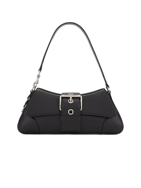 FWRD Renew Balenciaga Medium Lindsay Shoulder Bag in Black