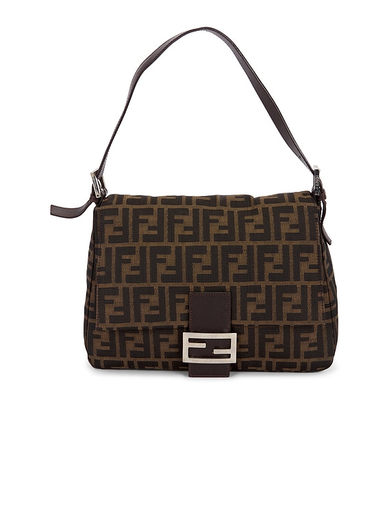 Fendi Zucca Mama Baguette Shoulder Bag