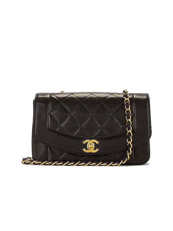 CHANEL Diana Classic Flap Quilted Leather Crossbody Bag-US