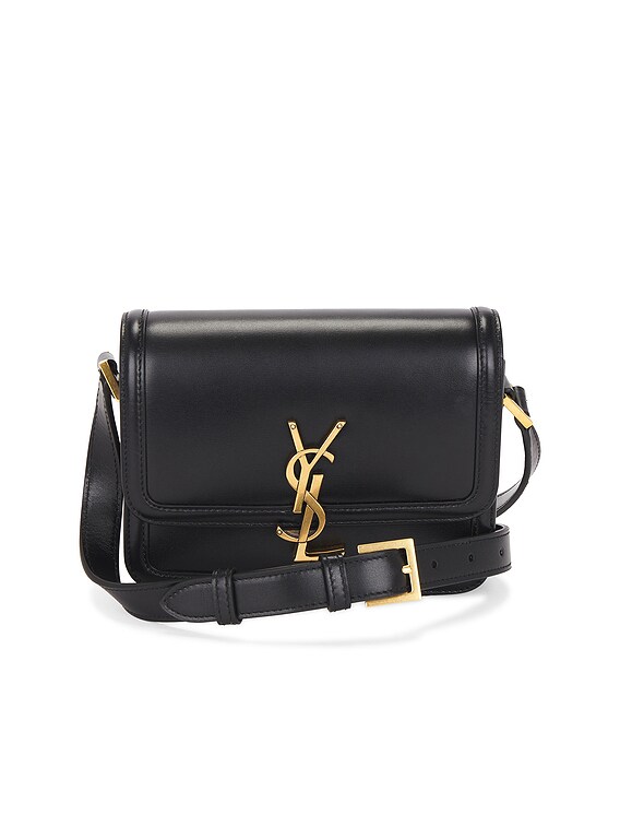 FWRD Renew Saint Laurent Small Solferino Satchel Bag in Noir in