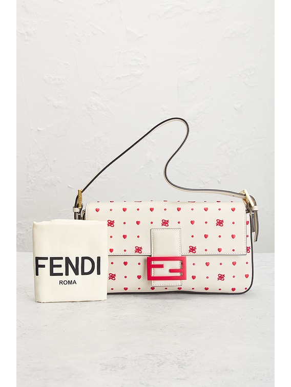 FWRD Renew Fendi Chinese Valentine's Day Karligraphy Baguette 1997