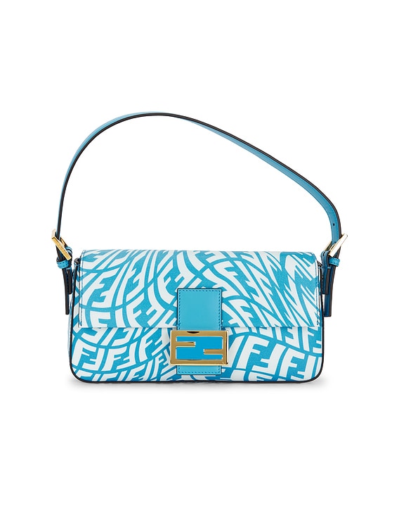 FWRD Renew Fendi X Sarah Coleman FF Vertigo Baguette in Blue | FWRD