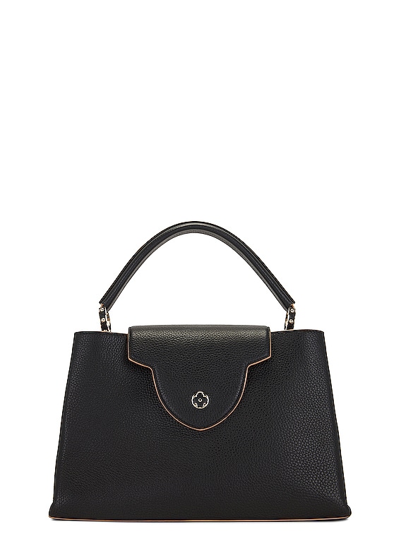 FWRD Renew Louis Vuitton Capucines MM Bag in Black