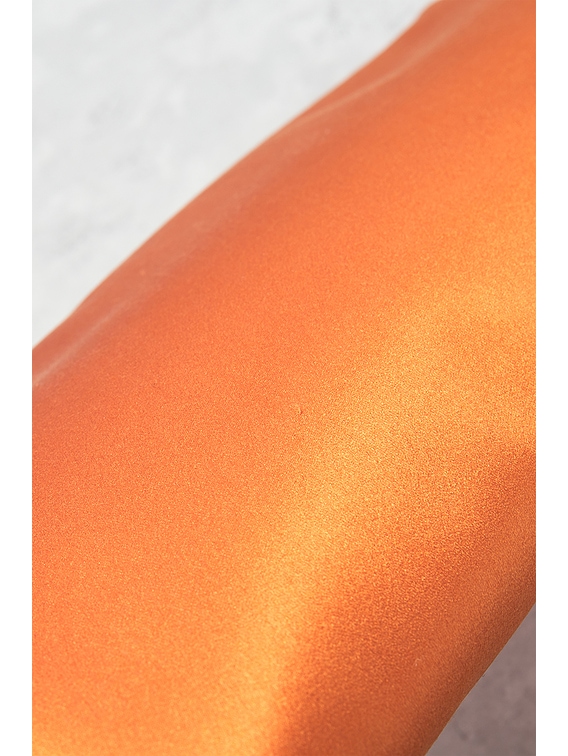 FWRD Renew Saint Laurent Supple Pochette in Orange | FWRD
