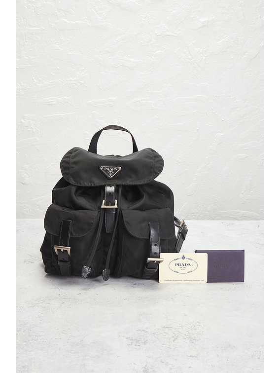 プラダ リュック FWRD Renew PRADA バックパック - Black | FWRD