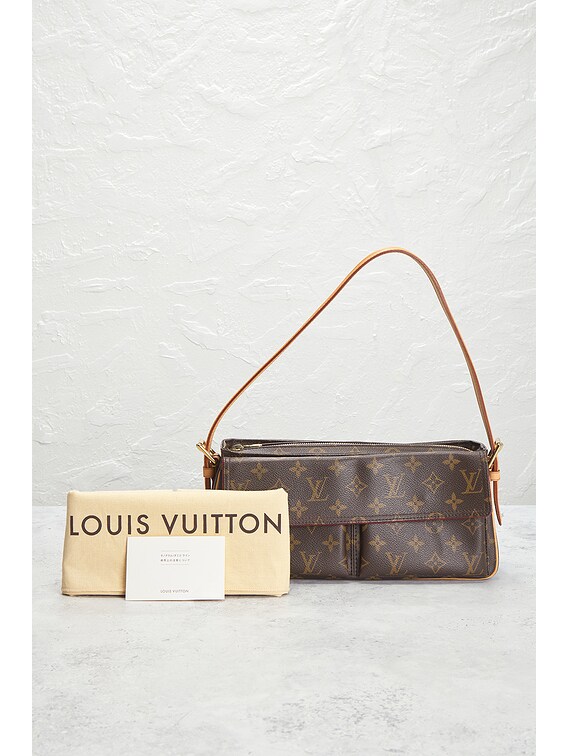 FWRD Renew Louis Vuitton Monogram Viva Cite MM Shoulder Bag in