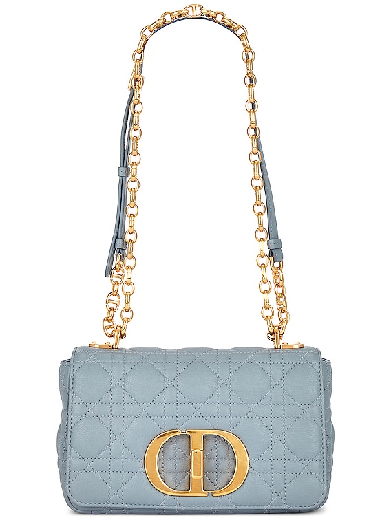 FWRD Renew Louis Vuitton New Wave Quilted Leather Camera Bag in Blue
