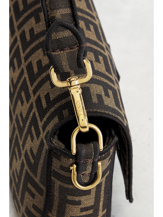 FWRD Renew Fendi FF 1974 Baguette Shoulder Bag in Tobacco Brown | FWRD