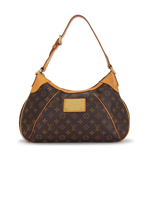FWRD Renew Louis Vuitton Monogram Thames GM Shoulder Bag in Brown